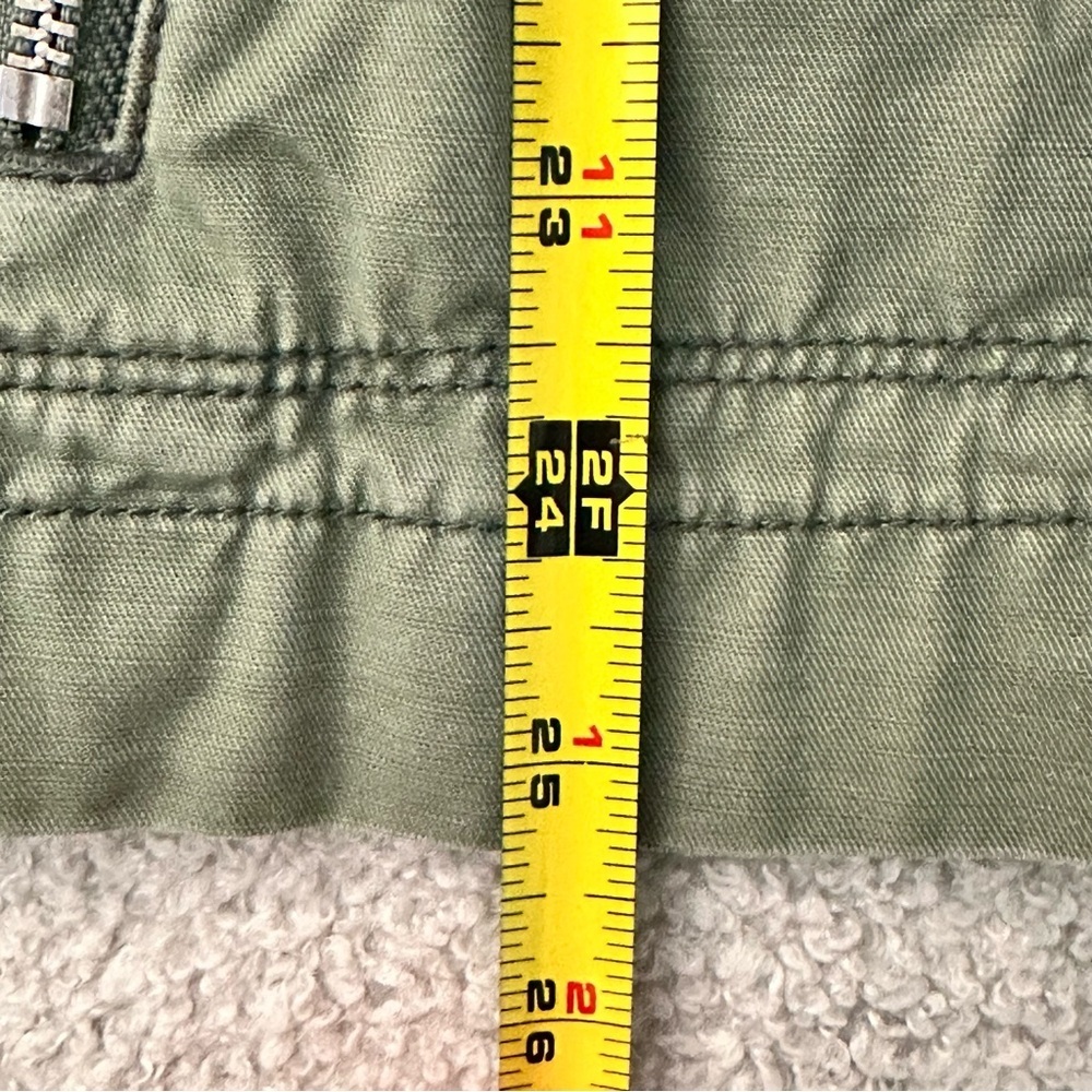 Gap Olive Green Utility Jacket with Adjustable Cinched Waist, circa 2016, Size M - Picture 8 of 8